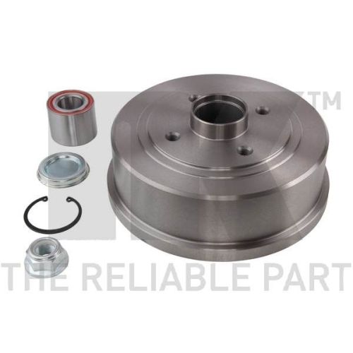 Bremstrommel NK 253624 f&uuml;r OPEL VAUXHALL, Hinterachse