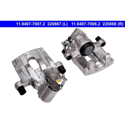Bremssattel ATE 11.9407-7008.2 f&uuml;r OPEL CHEVROLET, Hinterachse rechts