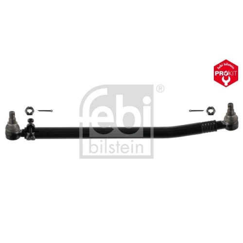 Febi Bilstein 43683 Lenkstange mit Kronenmuttern und Splinten, vom Lenkgetriebe zur 1. Vorderachse , 1 St&uuml;ck