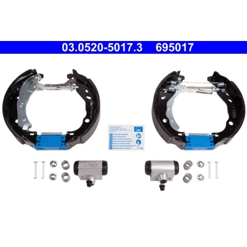 Bremsbackensatz ATE 03.0520-5017.3 Original ATE TopKit f&uuml;r RENAULT DACIA