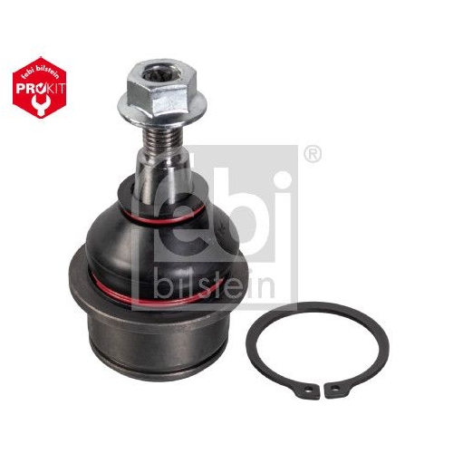 Febi Bilstein 1x 41076 Traggelenk mit Sicherungsmutter und Sicherungsring