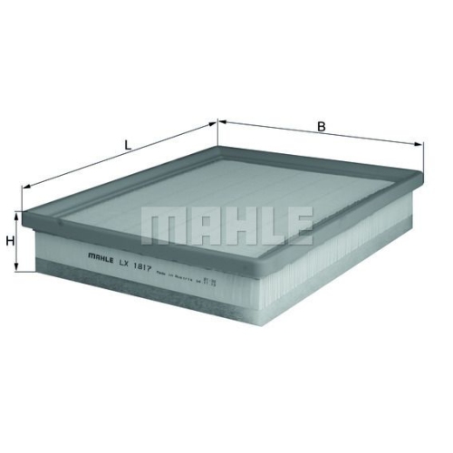 Luftfilter KNECHT LX 1817 f&uuml;r SAAB