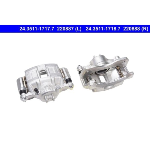Bremssattel ATE 24.3511-1717.7 f&uuml;r HONDA, Vorderachse links