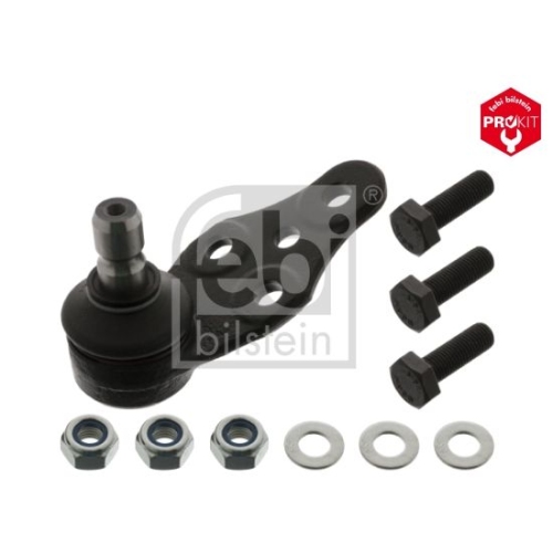 Febi Bilstein 41738 Traggelenk mit Schrauben, Unterlegscheiben und Sicherungsmuttern , 1 St&uuml;ck