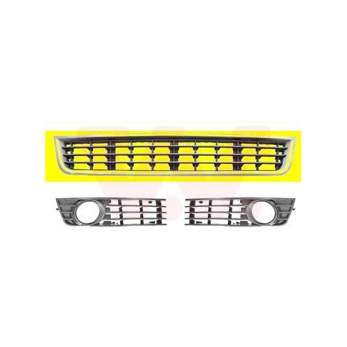 L&uuml;ftungsgitter, Sto&szlig;f&auml;nger VAN WEZEL 0325590 f&uuml;r AUDI, vorne