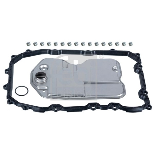 Febi Bilstein 107404 Getriebe&ouml;lfiltersatz f&uuml;r Automatikgetriebe, mit &Ouml;lwannendichtung und O-Ring, 1 St&uuml;ck