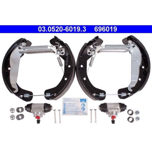 Bremsbackensatz ATE 03.0520-6019.3 Original ATE TopKit f&uuml;r, Hinterachse