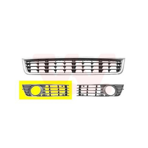 L&uuml;ftungsgitter, Sto&szlig;f&auml;nger VAN WEZEL 0325592 ** Equipart ** f&uuml;r AUDI