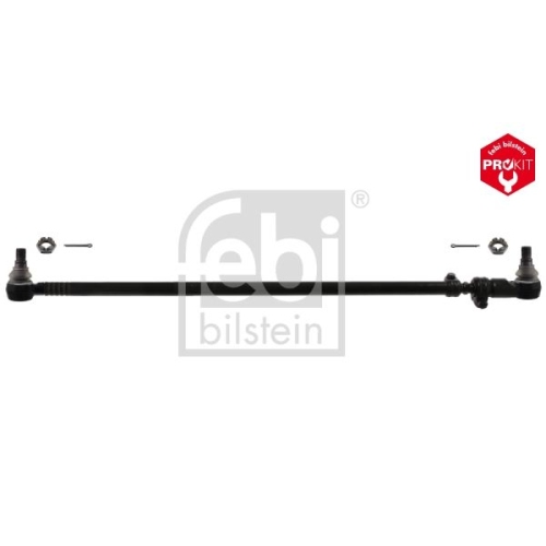 Febi Bilstein 39084 Lenkstange mit Kronenmuttern und Splinten, vom 1. Lenkzwischenhebel zum 2. Lenkzwischenhebel , 1 St&uuml;ck