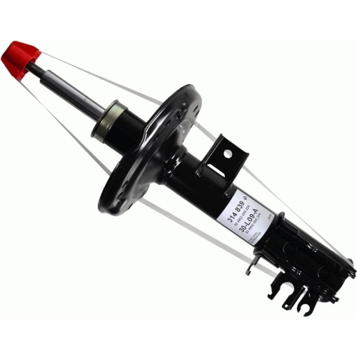 Sto&szlig;d&auml;mpfer SACHS 314 839 f&uuml;r FIAT, Vorderachse, links