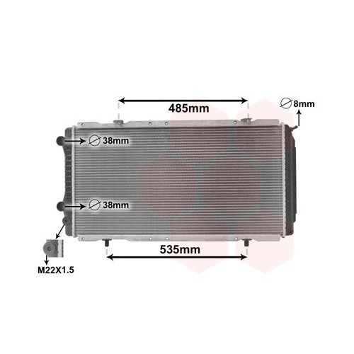 K&uuml;hler, Motork&uuml;hlung VAN WEZEL 40002146 f&uuml;r FIAT PEUGEOT CITRO&Euml;N/PEUGEOT