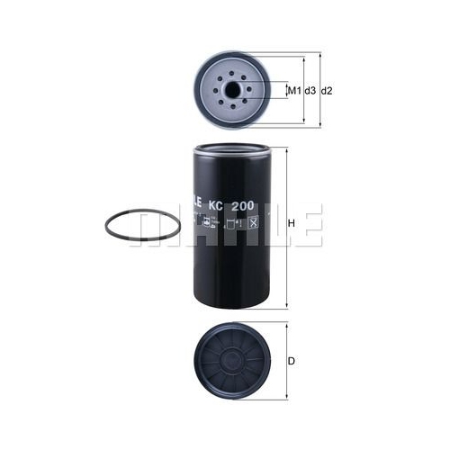 Kraftstofffilter KNECHT KC 200 f&uuml;r IVECO MERCEDES-BENZ RENAULT CLAAS