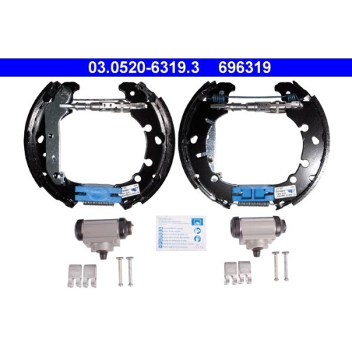 Bremsbackensatz ATE 03.0520-6319.3 Original ATE TopKit f&uuml;r, Hinterachse