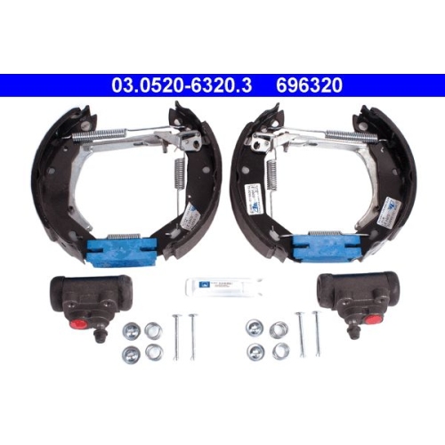 Bremsbackensatz ATE 03.0520-6320.3 Original ATE TopKit f&uuml;r RENAULT, Hinterachse
