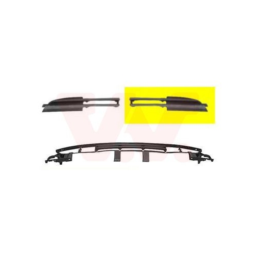 L&uuml;ftungsgitter, Sto&szlig;f&auml;nger VAN WEZEL 0649591 ** Equipart ** f&uuml;r BMW, vorne links