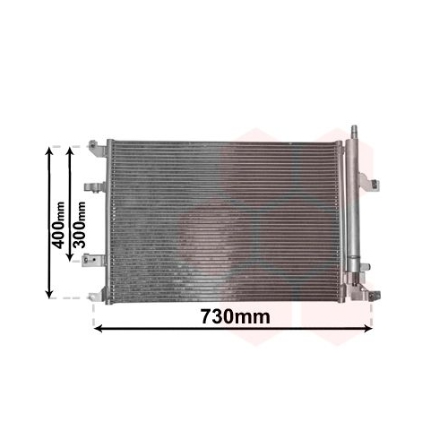 Kondensator, Klimaanlage VAN WEZEL 59005138 f&uuml;r VOLVO