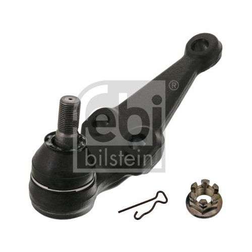 Febi Bilstein 43094 Traggelenk mit Kronenmutter und Splint , 1 St&uuml;ck