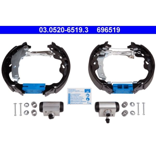 Bremsbackensatz ATE 03.0520-6519.3 Original ATE TopKit f&uuml;r, Hinterachse