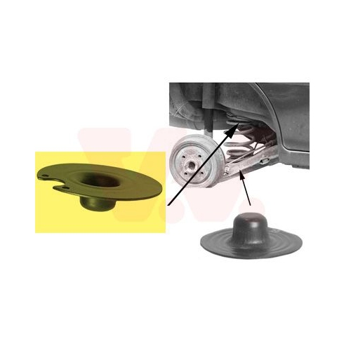 Federteller VAN WEZEL 3764399 f&uuml;r, Hinterachse