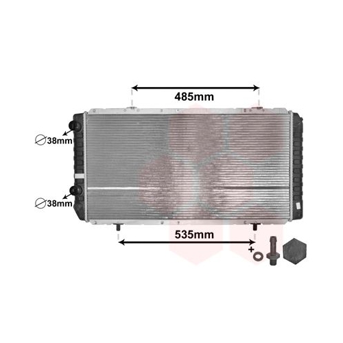 K&uuml;hler, Motork&uuml;hlung VAN WEZEL 40002268 *** IR PLUS *** f&uuml;r CITRO&Euml;N FIAT PEUGEOT