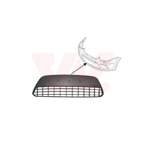 L&uuml;ftungsgitter, Sto&szlig;f&auml;nger VAN WEZEL 1864590 ** Equipart ** f&uuml;r FORD, vorne