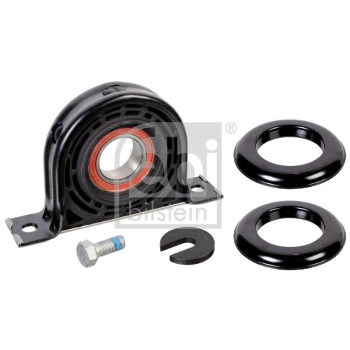 Febi Bilstein 1x 175748 Kardanwellenmittellager mit integriertem W&auml;lzlager und Anbaumaterial