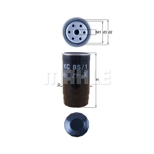 Kraftstofffilter KNECHT KC 85/1 f&uuml;r ROVER LAND ROVER