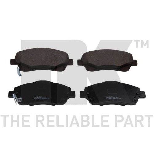 Bremsbelagsatz, Scheibenbremse NK 224562 f&uuml;r TOYOTA, Vorderachse