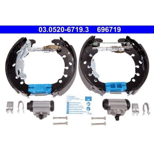 Bremsbackensatz ATE 03.0520-6719.3 Original ATE TopKit f&uuml;r, Hinterachse