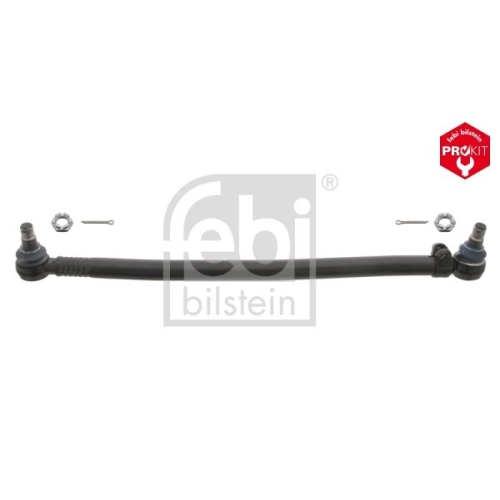 Febi Bilstein 07983 Lenkstange mit Kronenmuttern und Splinten, vom Lenkgetriebe zur 1. Vorderachse , 1 St&uuml;ck