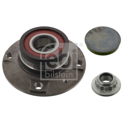 Febi Bilstein 40660 Radlagersatz mit Radnabe, Achsmutter und Staubkappe , 1 St&uuml;ck