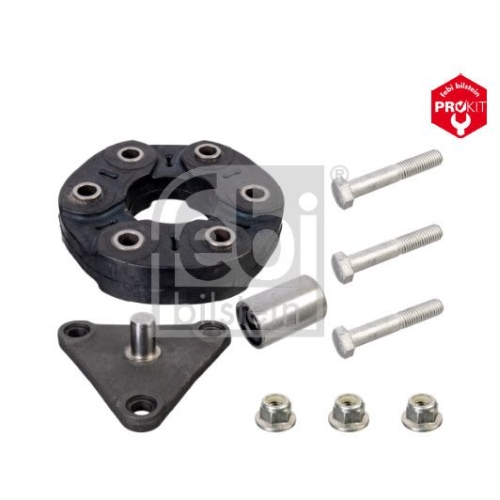 Febi Bilstein 1x 175750 Gelenkscheibensatz"Powerline" f&uuml;r Kardanwelle, mit Zentrierbuchse