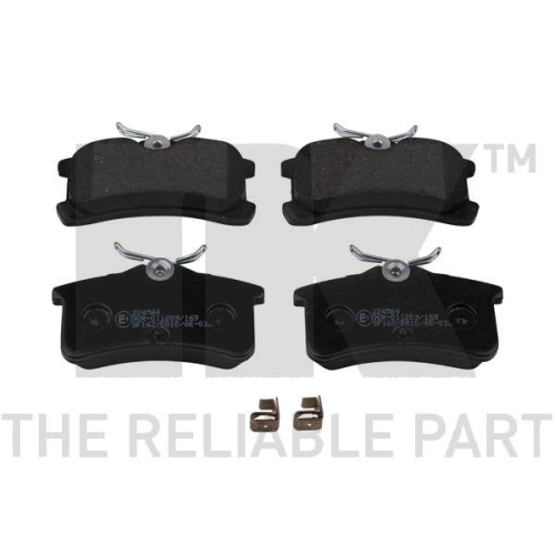 Bremsbelagsatz, Scheibenbremse NK 224564 f&uuml;r TOYOTA, Hinterachse