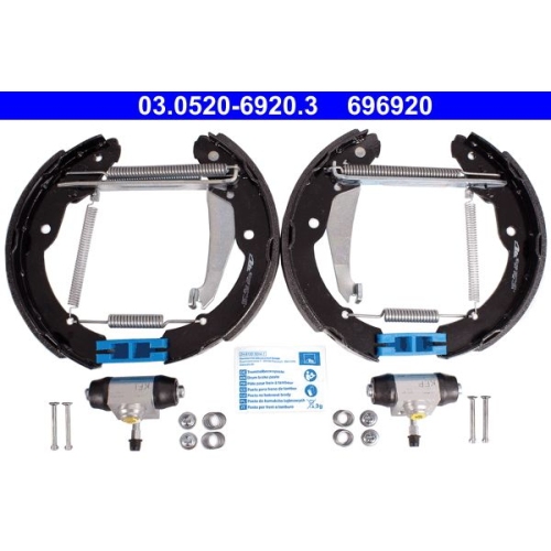 Bremsbackensatz ATE 03.0520-6920.3 Original ATE TopKit f&uuml;r, Hinterachse