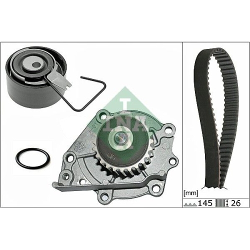 Wasserpumpe + Zahnriemensatz INA 530 0376 30 f&uuml;r MG ROVER LAND ROVER