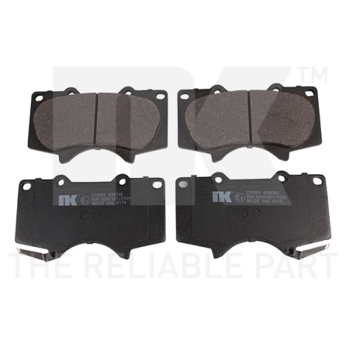 Bremsbelagsatz, Scheibenbremse NK 224569 f&uuml;r MITSUBISHI TOYOTA LEXUS