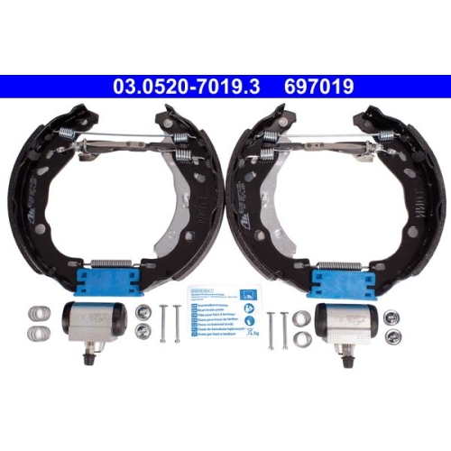 Bremsbackensatz ATE 03.0520-7019.3 Original ATE TopKit f&uuml;r, Hinterachse