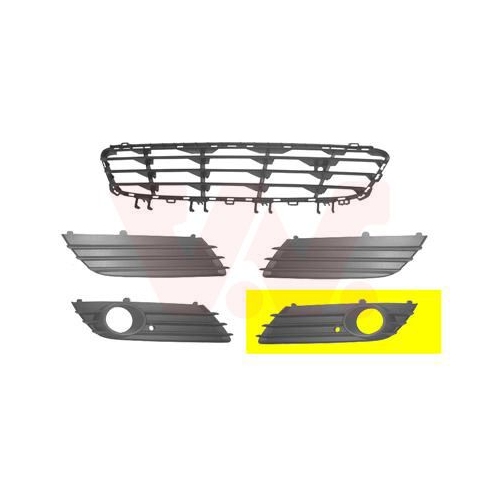 L&uuml;ftungsgitter, Sto&szlig;f&auml;nger VAN WEZEL 3745593 ** Equipart ** f&uuml;r OPEL