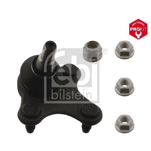 Febi Bilstein 40668 Traggelenk mit Sicherungsmuttern , 1 St&uuml;ck