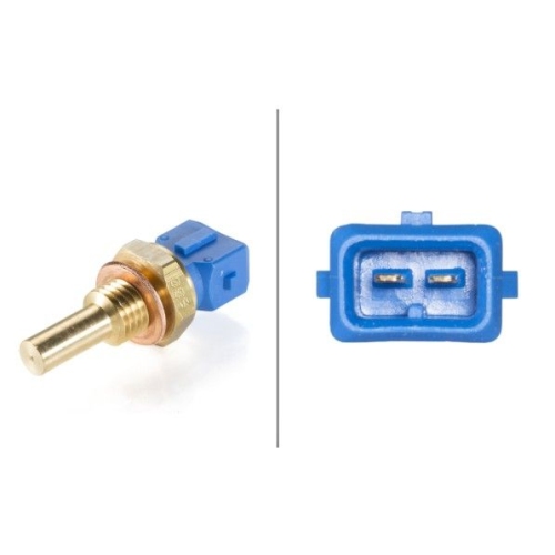 Sensor, K&uuml;hlmitteltemperatur HELLA 6PT 009 107-361 f&uuml;r ALFA ROMEO BMW CITRO&Euml;N VW