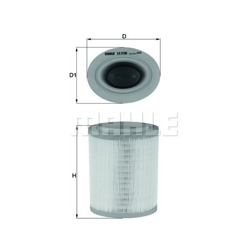 Luftfilter KNECHT LX 2790 f&uuml;r FIAT