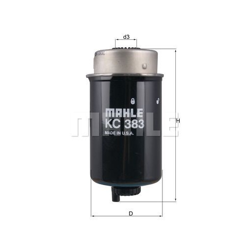 Kraftstofffilter KNECHT KC 383 f&uuml;r LAND ROVER
