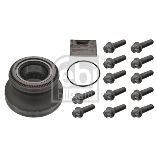 Febi Bilstein 35287 Radlagersatz mit ABS-Impulsring und Anbaumaterial , 1 St&uuml;ck
