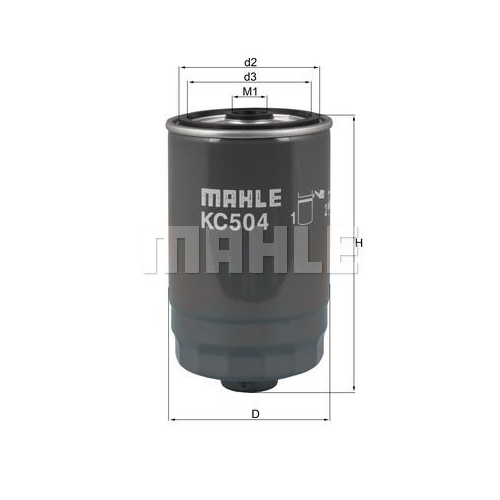 Kraftstofffilter KNECHT KC 504 f&uuml;r HYUNDAI KIA