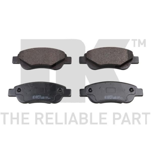 Bremsbelagsatz, Scheibenbremse NK 224572 f&uuml;r CITRO&Euml;N PEUGEOT TOYOTA, Vorderachse