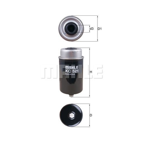 Kraftstofffilter KNECHT KC 521 f&uuml;r LAND ROVER