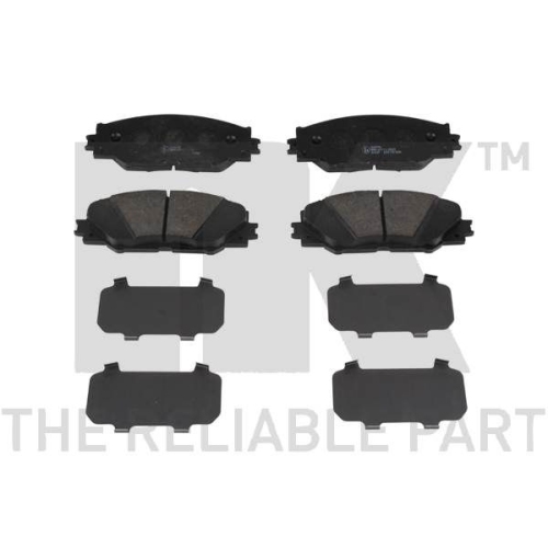 Bremsbelagsatz, Scheibenbremse NK 224575 f&uuml;r TOYOTA, Vorderachse