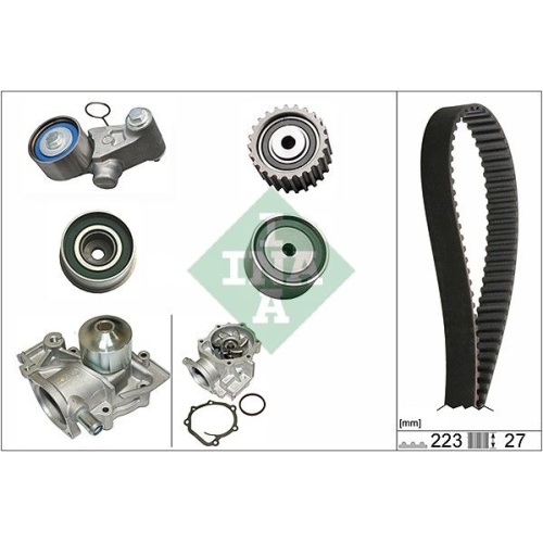 Wasserpumpe + Zahnriemensatz INA 530 0426 30 f&uuml;r SUBARU