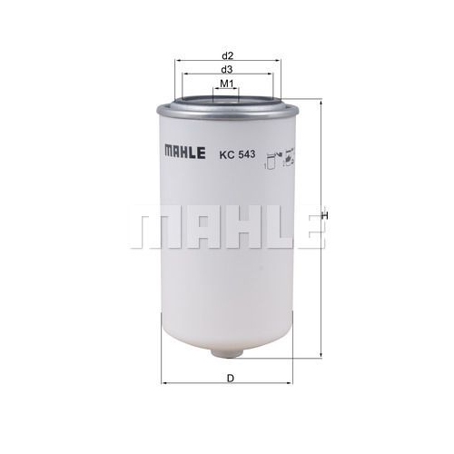 Kraftstofffilter KNECHT KC 543 f&uuml;r DAF LEYLAND