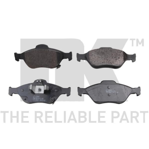 Bremsbelagsatz, Scheibenbremse NK 224581 f&uuml;r DAIHATSU TOYOTA, Vorderachse